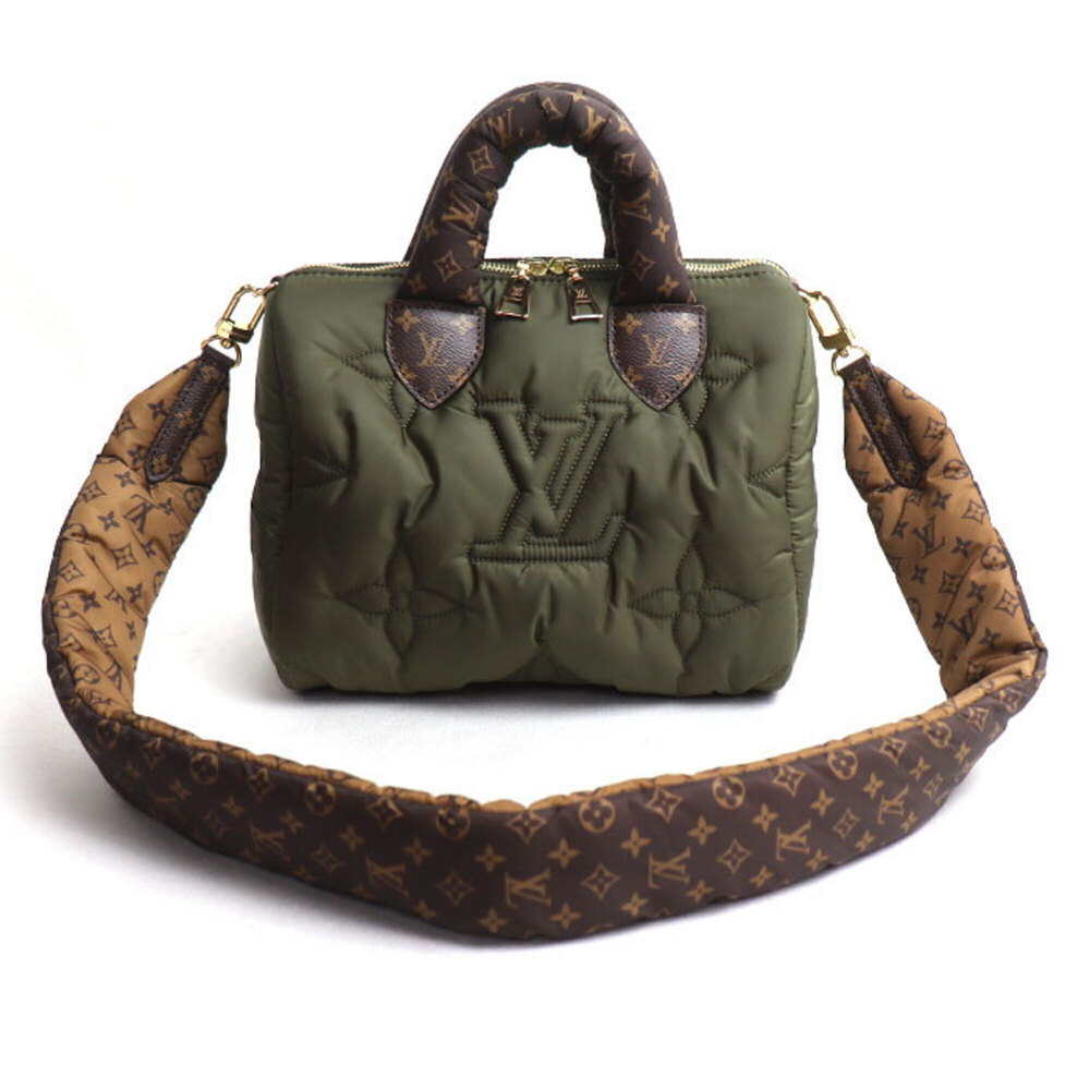 LOUIS VUITTON LV Pillow Speedy Bandoulière 25 Handbag Khaki M59009 Women's